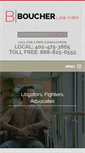 Mobile Screenshot of boucherlawfirm.com